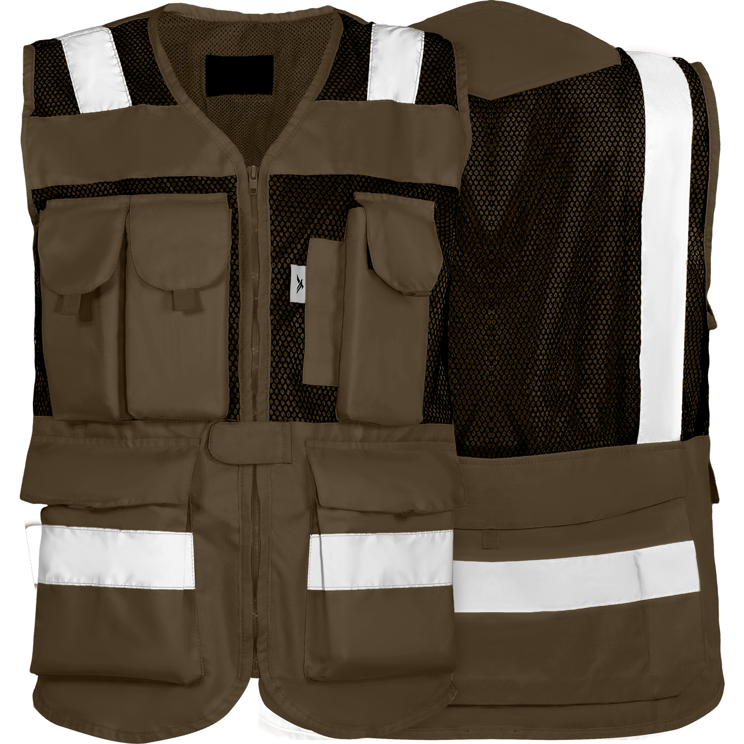 Chaleco Seguridad Brigadista Industrial Alta Visibilidad.