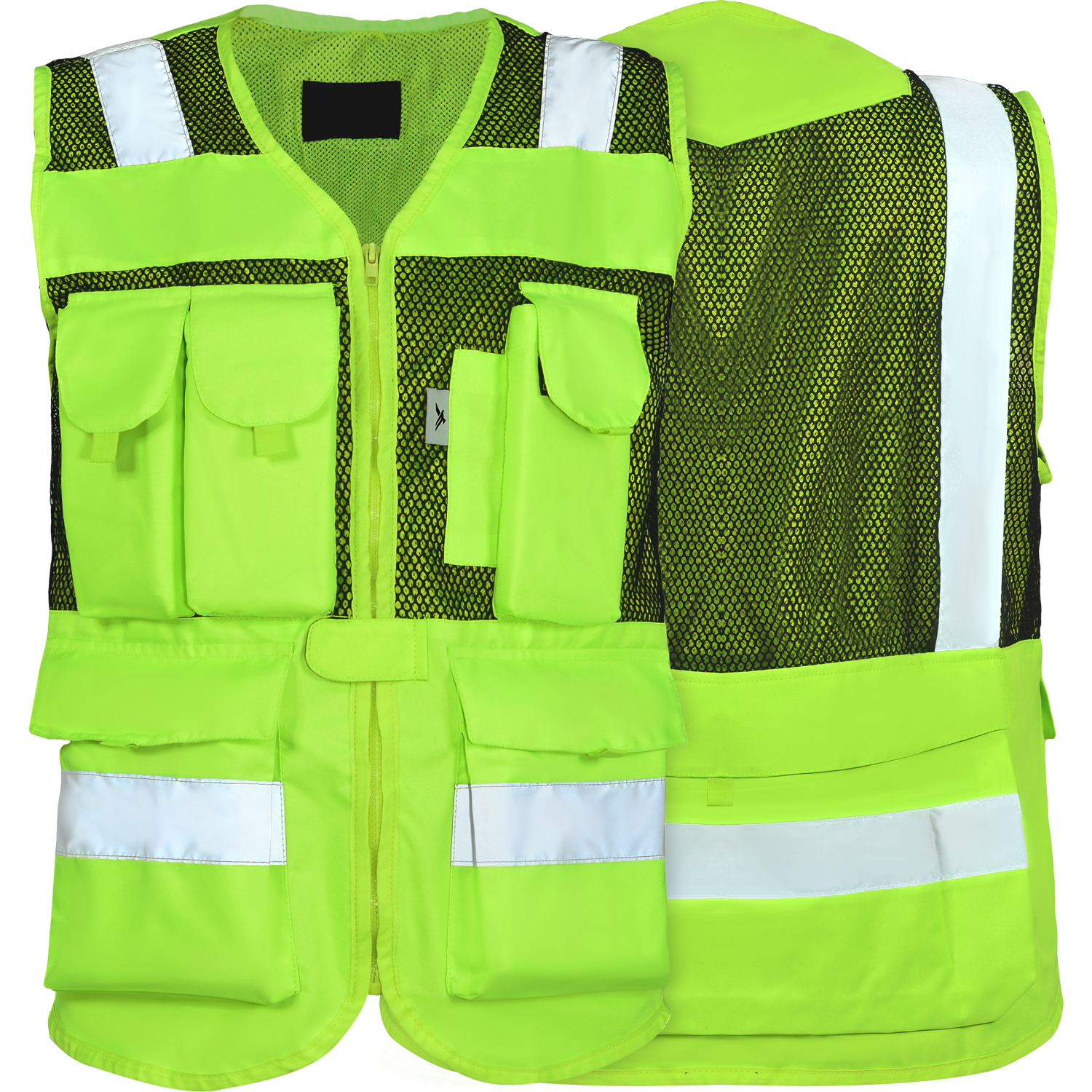 Chaleco Seguridad Brigadista Industrial Alta Visibilidad.