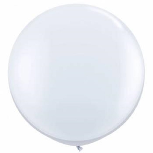 3 Globos Gigantes Esféricos Numero 36 Color Transparente Payaso