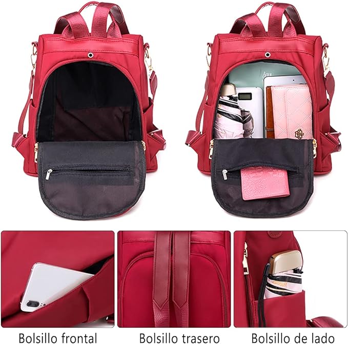 Mochila de lado mujer clearance