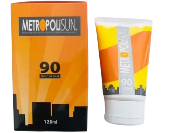 Protector Solar Dermatológico Corporal Metropolisun 90 Fps.