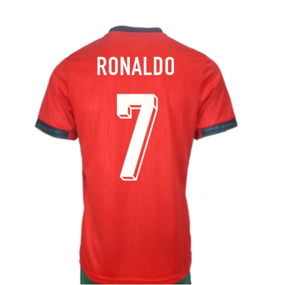 Nuevo! Jersey Cristiano Ronaldo CR7 Portugal Eurocopa 2024 Local Roja Talla M.