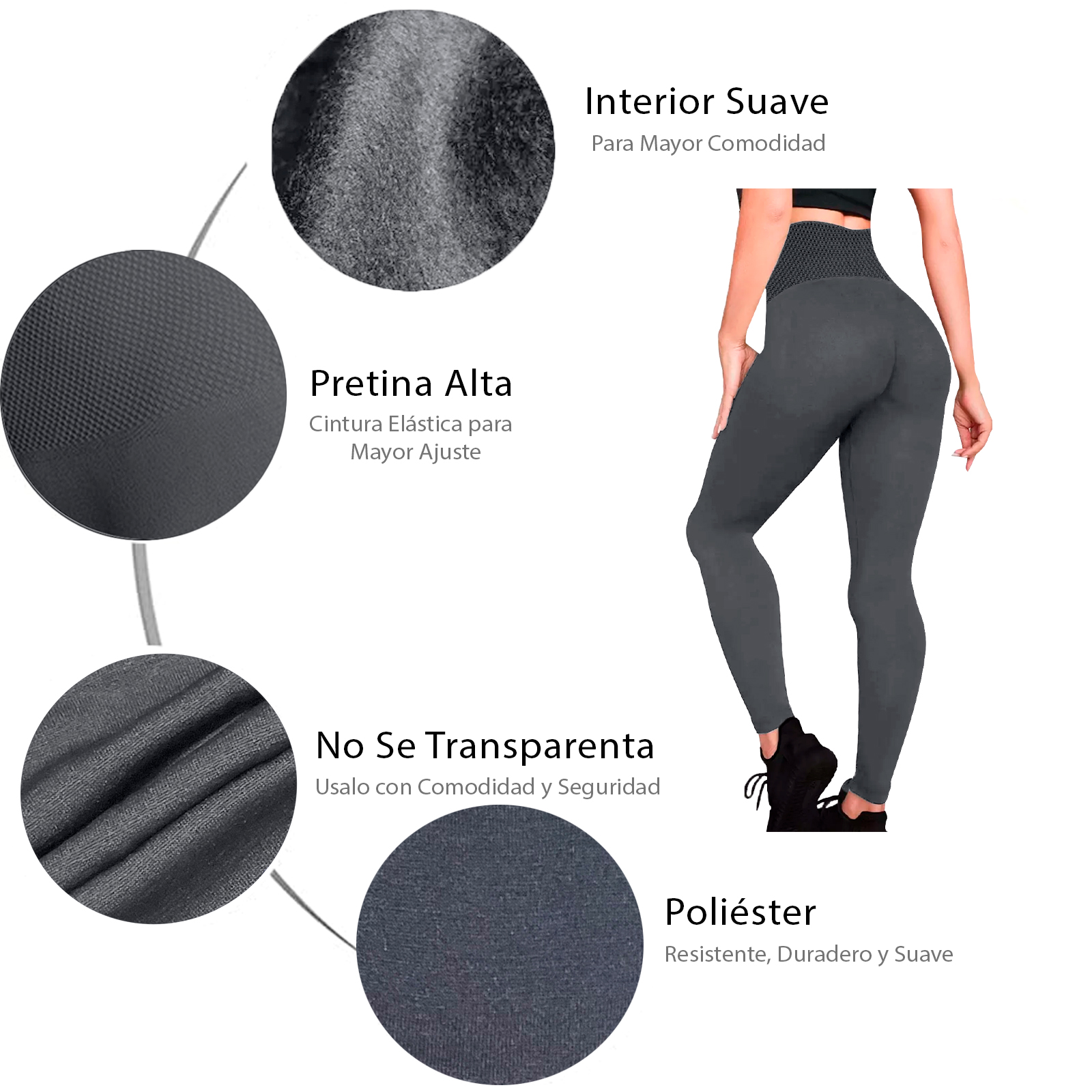 Leggins Mujer Acampanado Pantalón Faja Alta Legging Yoga | Meses Sin
