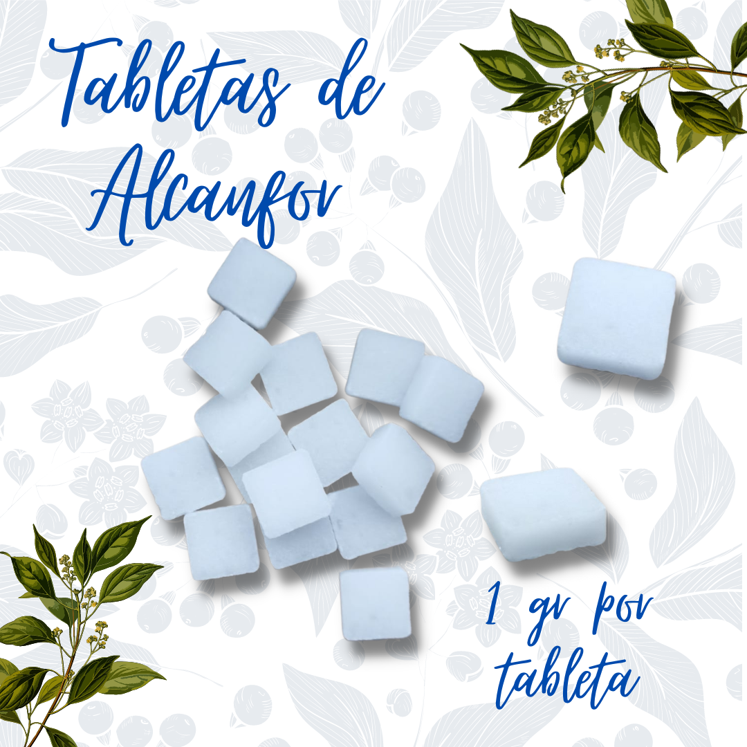 Pastillas De Alcanfor 100 Pzs Excelente Calidad Shory Beauty..