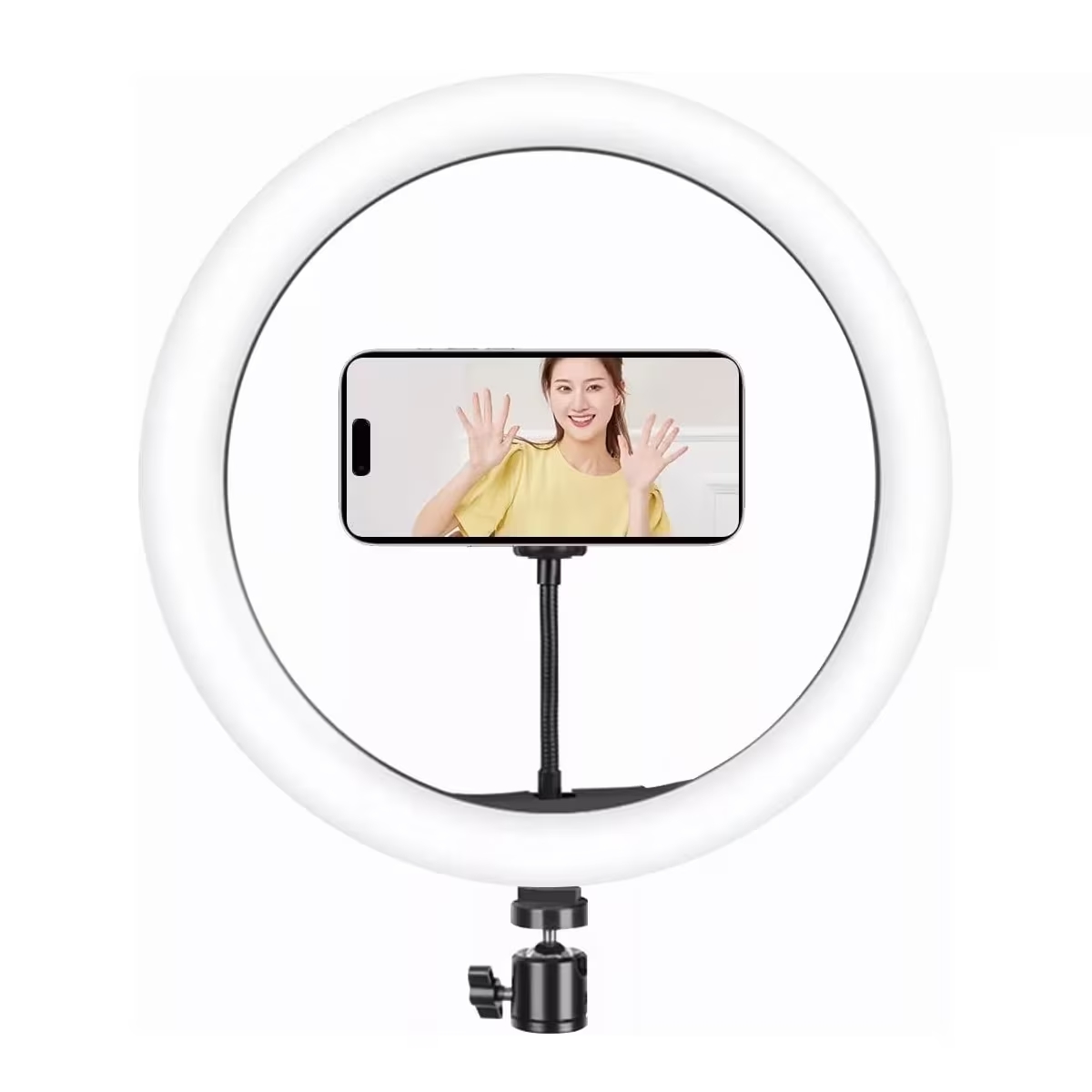 Aro LED RGB Luz Calida Fria Selfie Celular Tripie 14 Pulgadas