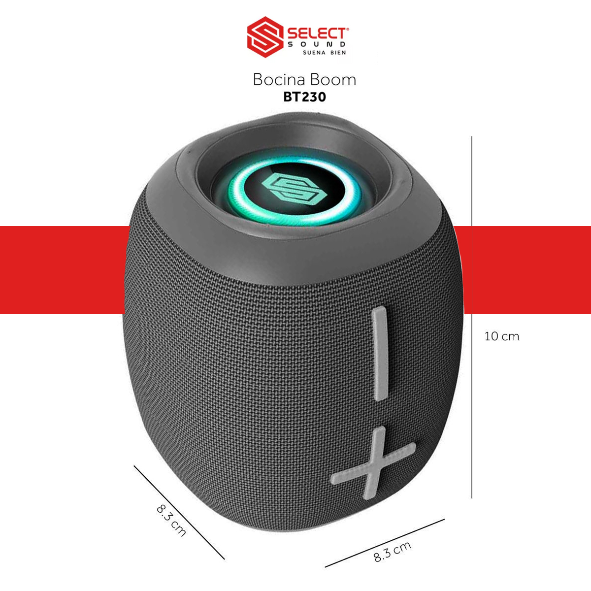 Bocina Inalámbrica Portátil Bluetooth Boom Tws Select Sound BT230