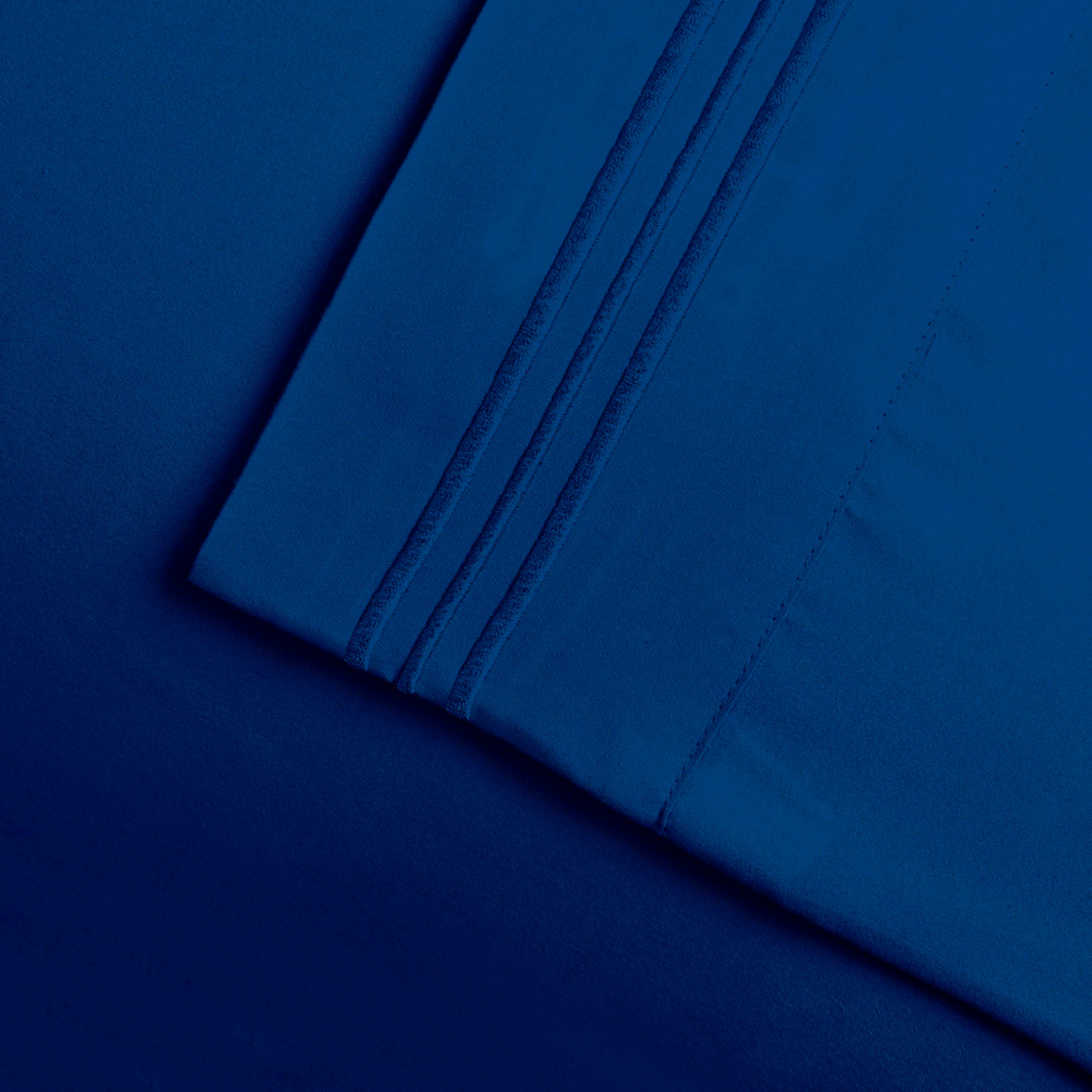 Juego de Sábanas Microfibra Luxury 1500 -Matrimonial -Azul
