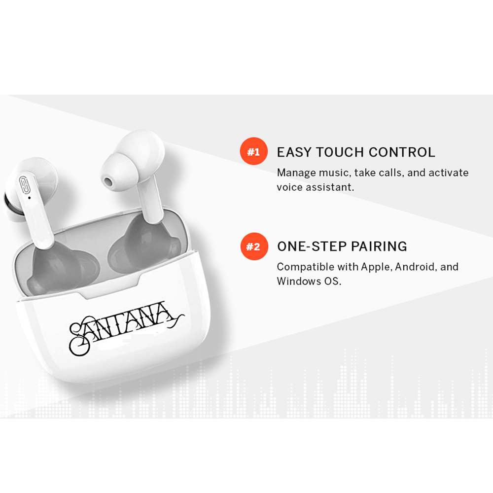 Carlos Santana Audifonos Inalambricos Mambo Bluetooth Auriculares y manos Libres Calidad De Sonido