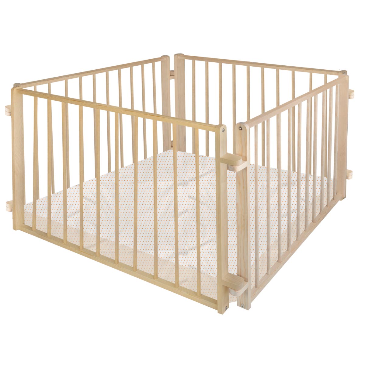 Corral De Madera Para Bebé - Barandales Modulares Duduk.