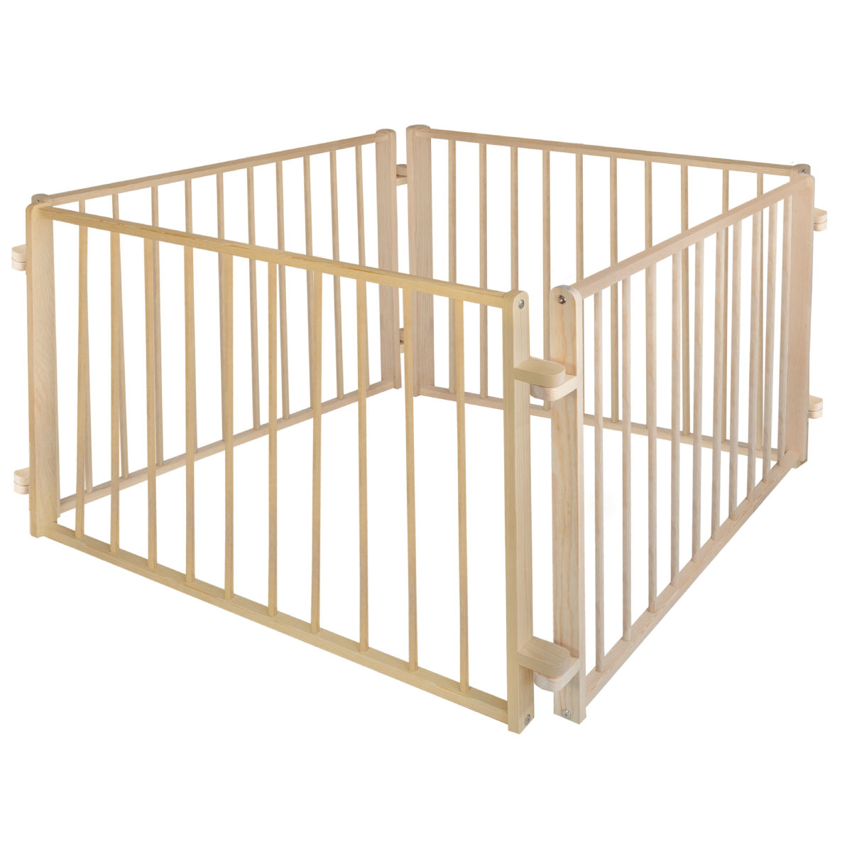 Corral De Madera Para Bebé - Barandales Modulares Duduk.