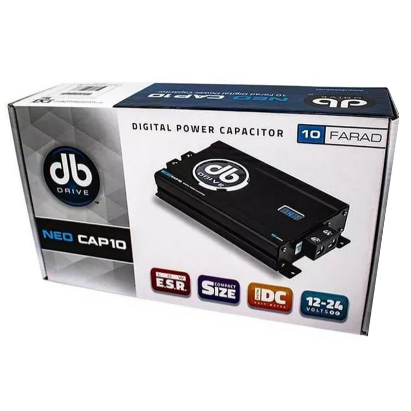 Capacitador Digital  DB DRIVE NEO CAP10 12-24 DVC 10 FARAD  .