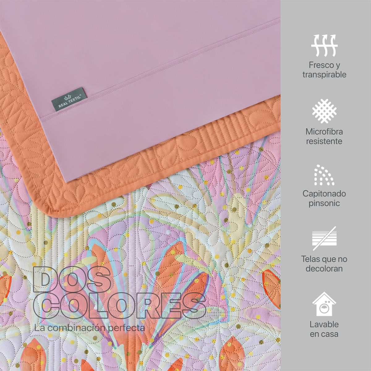 Set Edredón Ligero Queen Size con Fundas y Sabanas Santana REAL TEXTIL.