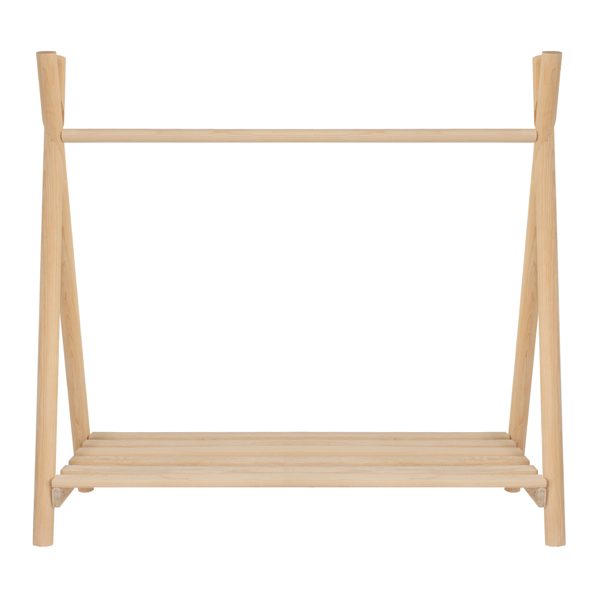 Ropero Perchero Montessori De Madera - Niños Y Niñas Duduk .