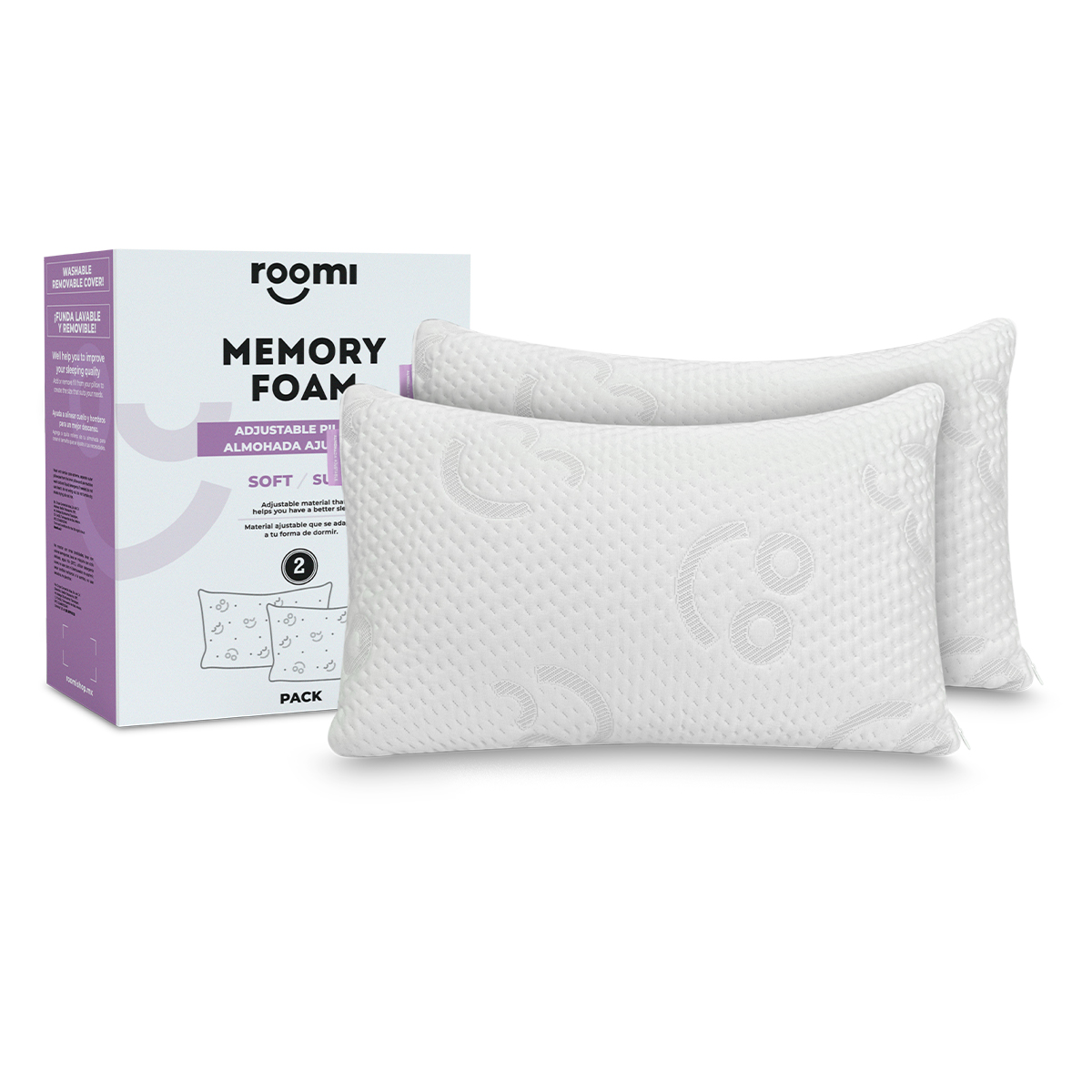 almohada-de-memory-foam-ajustable-roomi-pack-2-piezas