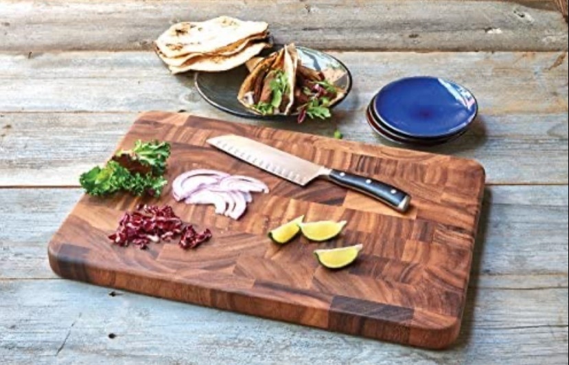 Tabla Para Picar Thyme&table Chop Block Madera De Acacia 18 X12.