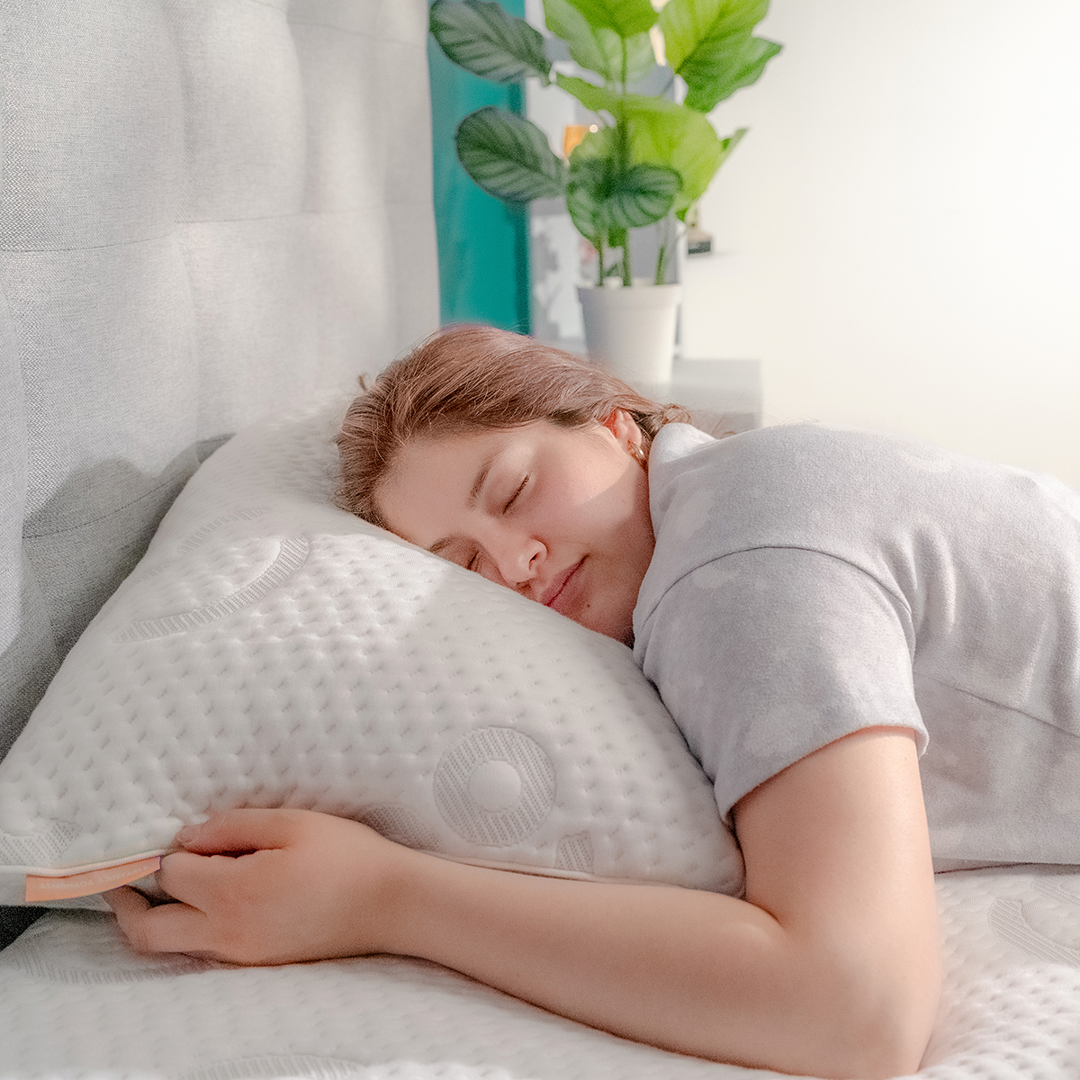 Almohada de Memory Foam Ajustable Roomi Pack 4 Piezas.