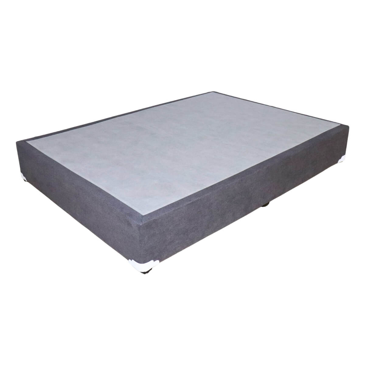 Base para Cama Individual tapiz lino Gris.
