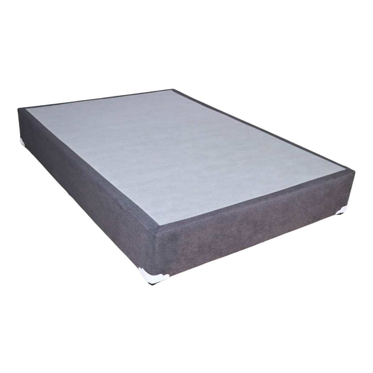 Base para Cama Individual tapiz lino Gris.