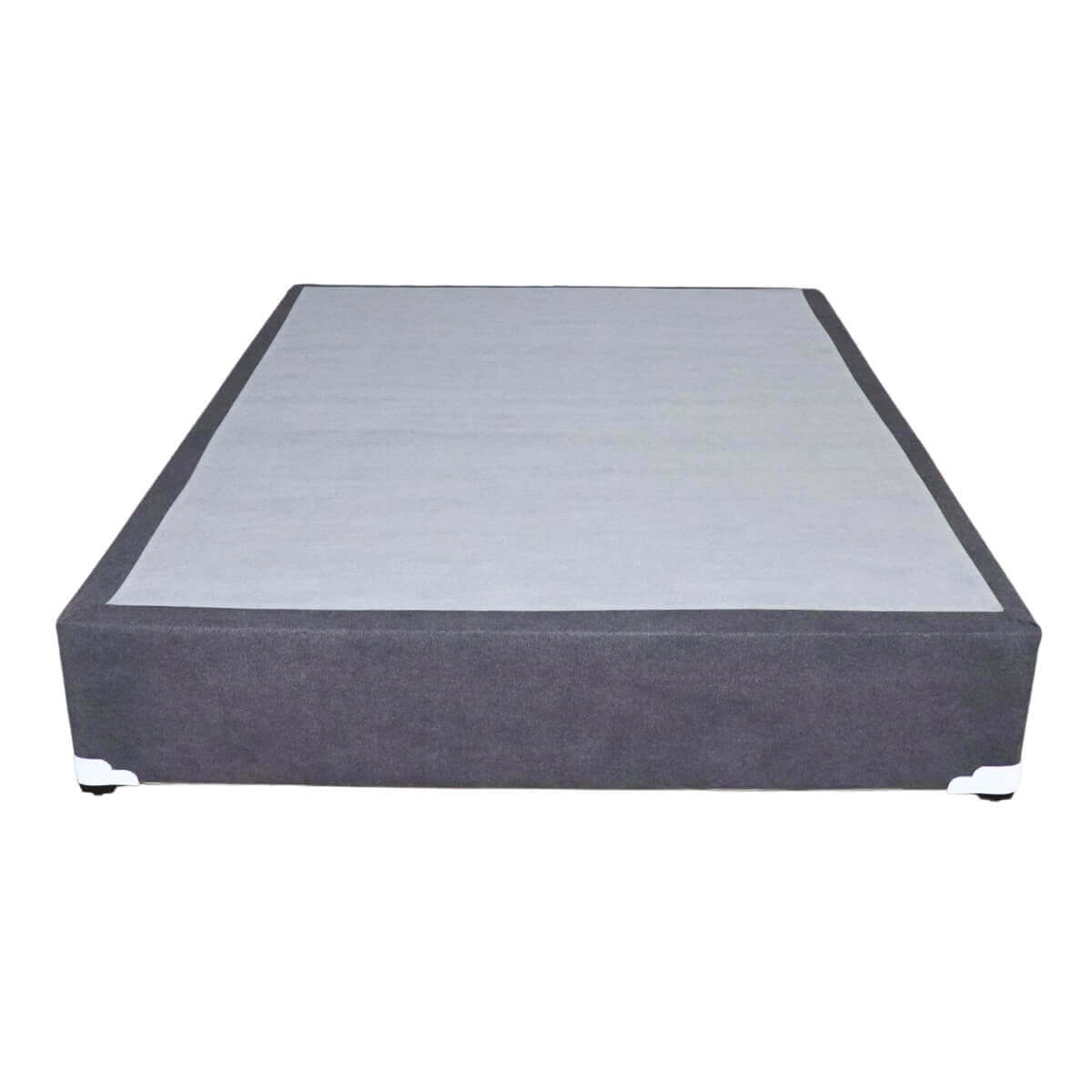 Base para Cama Individual tapiz lino Gris.