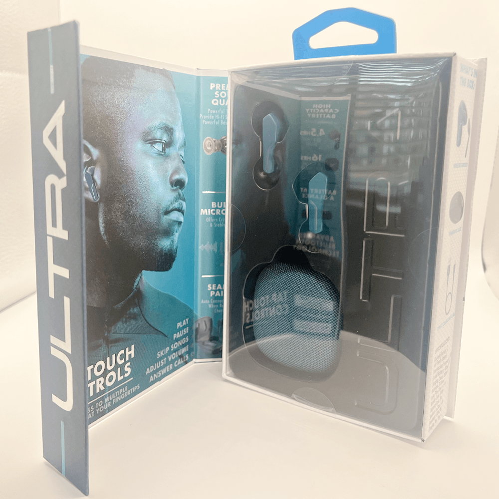 Audifonos Inalámbricos Ultra Controles Tactiles Bluetooth Auricular Manos Libres Diseño Audaz.