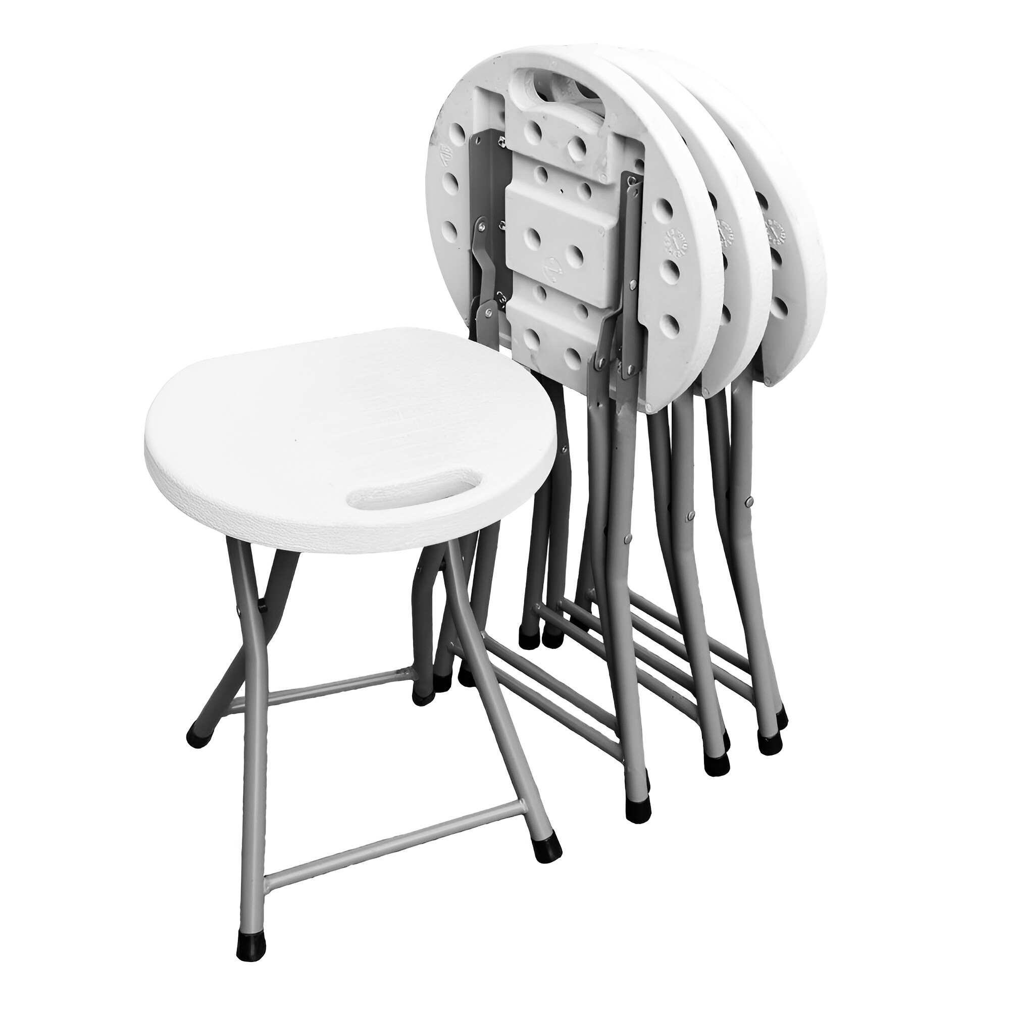 BANCO DE PLASTICO PLEGABLE ECOMLAB BLANCO PORTATIL  HP-32D