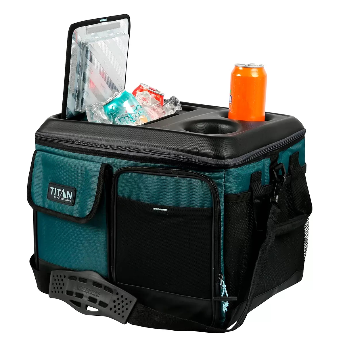 Hielera Portátil Titan Deep Freeze Plegable 50 Latas SuperFoam - Multicolor