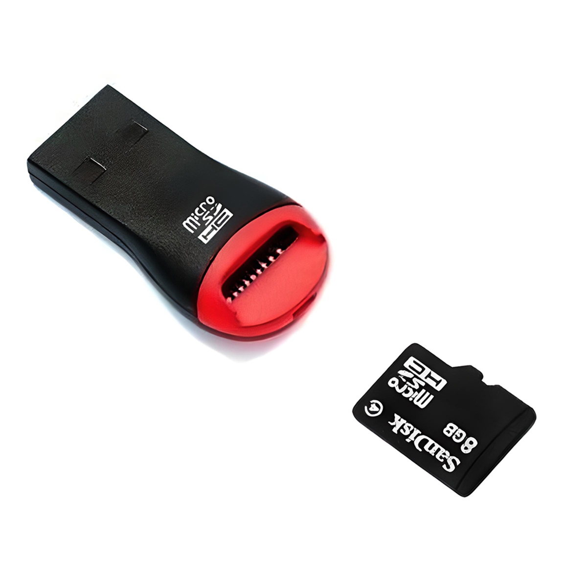 Adaptador de Micro SD a USB Plástico