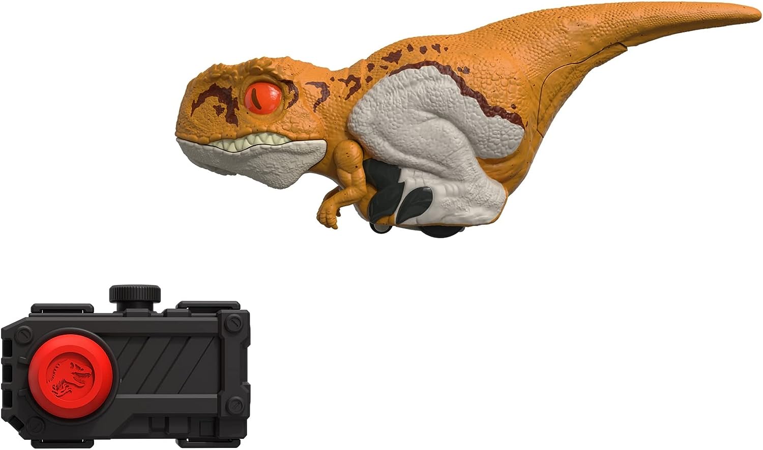 Jurassic World Click Tracker Speed Dino Atrociraptor Blanco.