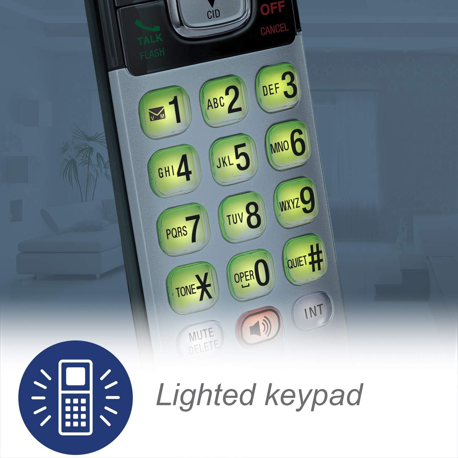 Telefono inalámbrico doble Vtech DECT 6.0 Id Agenda