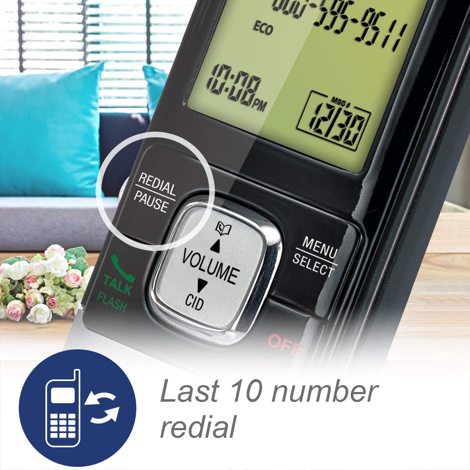 Telefono inalámbrico doble Vtech DECT 6.0 Id Agenda