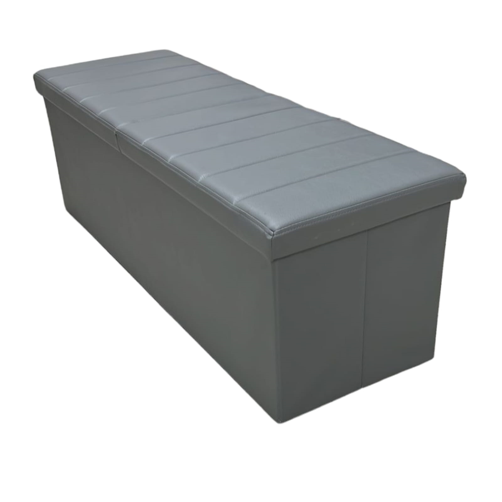 Baúl de Almacenamiento Plegable con diseño Otomano de PU