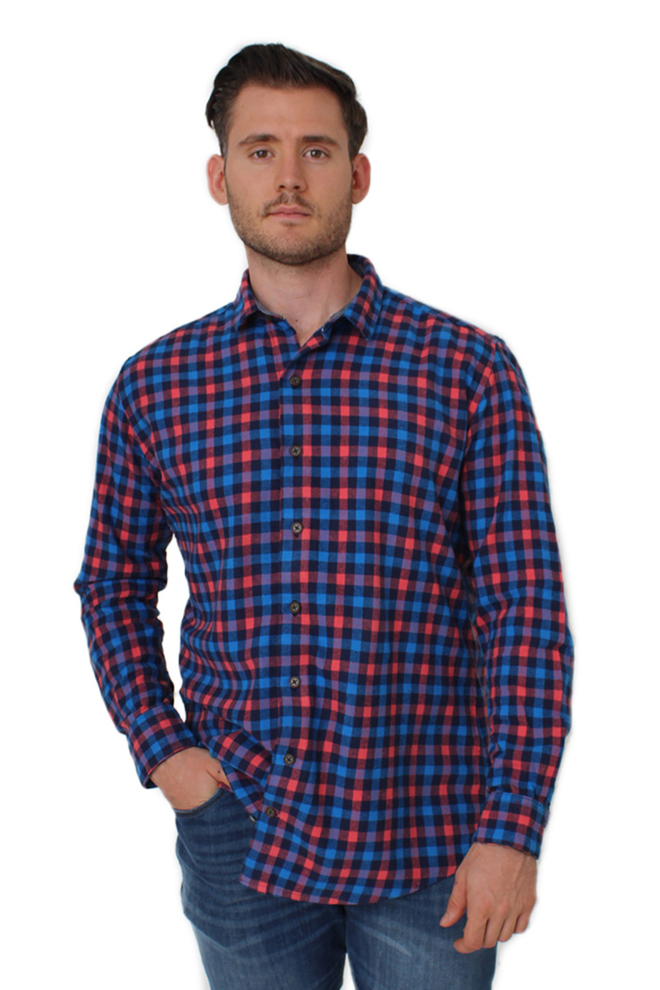Sherman morgan Hombre Camisa 