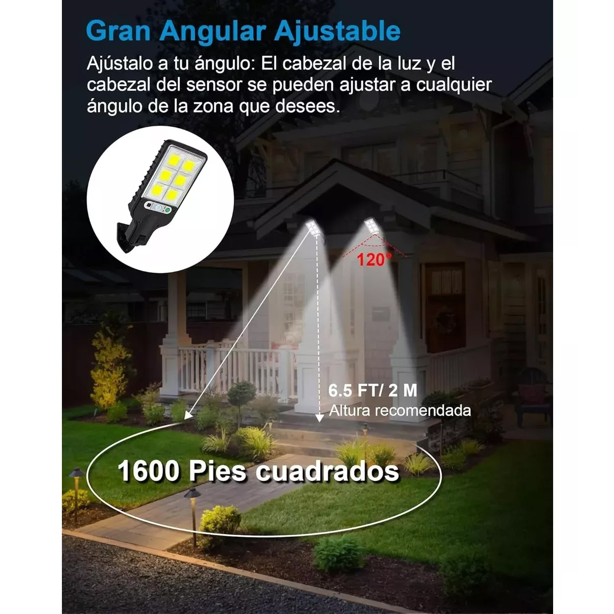 Lampara Solar Exterior Suburbana 2 Piezas