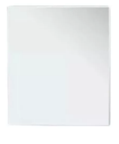 Espejo liso biselado medidas 90 x 70 cms. (base por altura). Forma rectangular