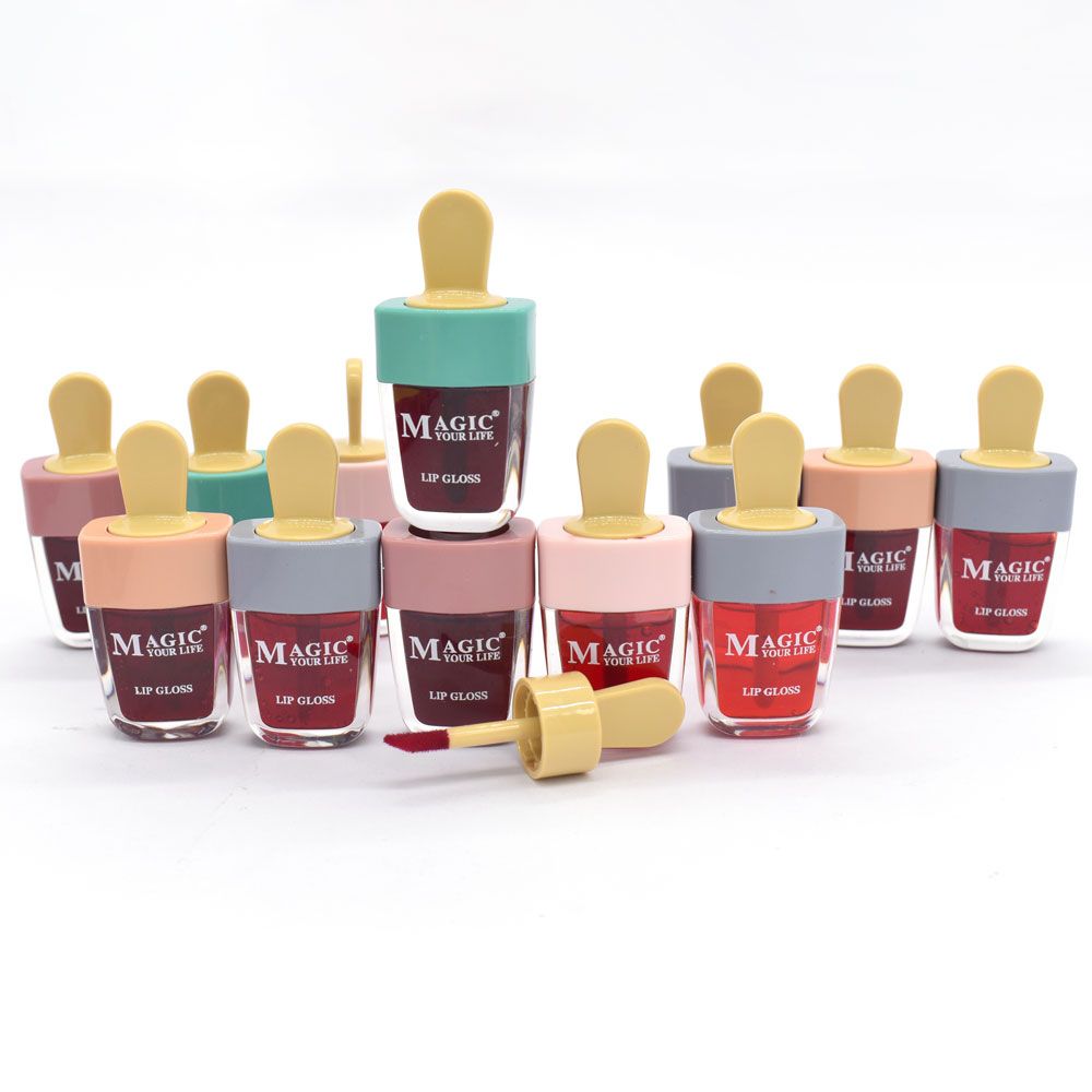 Tinta Labial Forma De Paleta Coreana Magic Maquillaje 12 Piezas