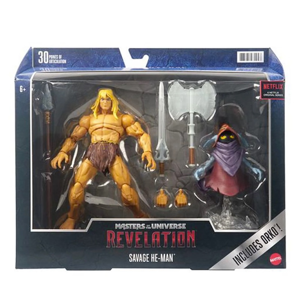 Masters Of The Universe Revelation Savage He-man Colección.