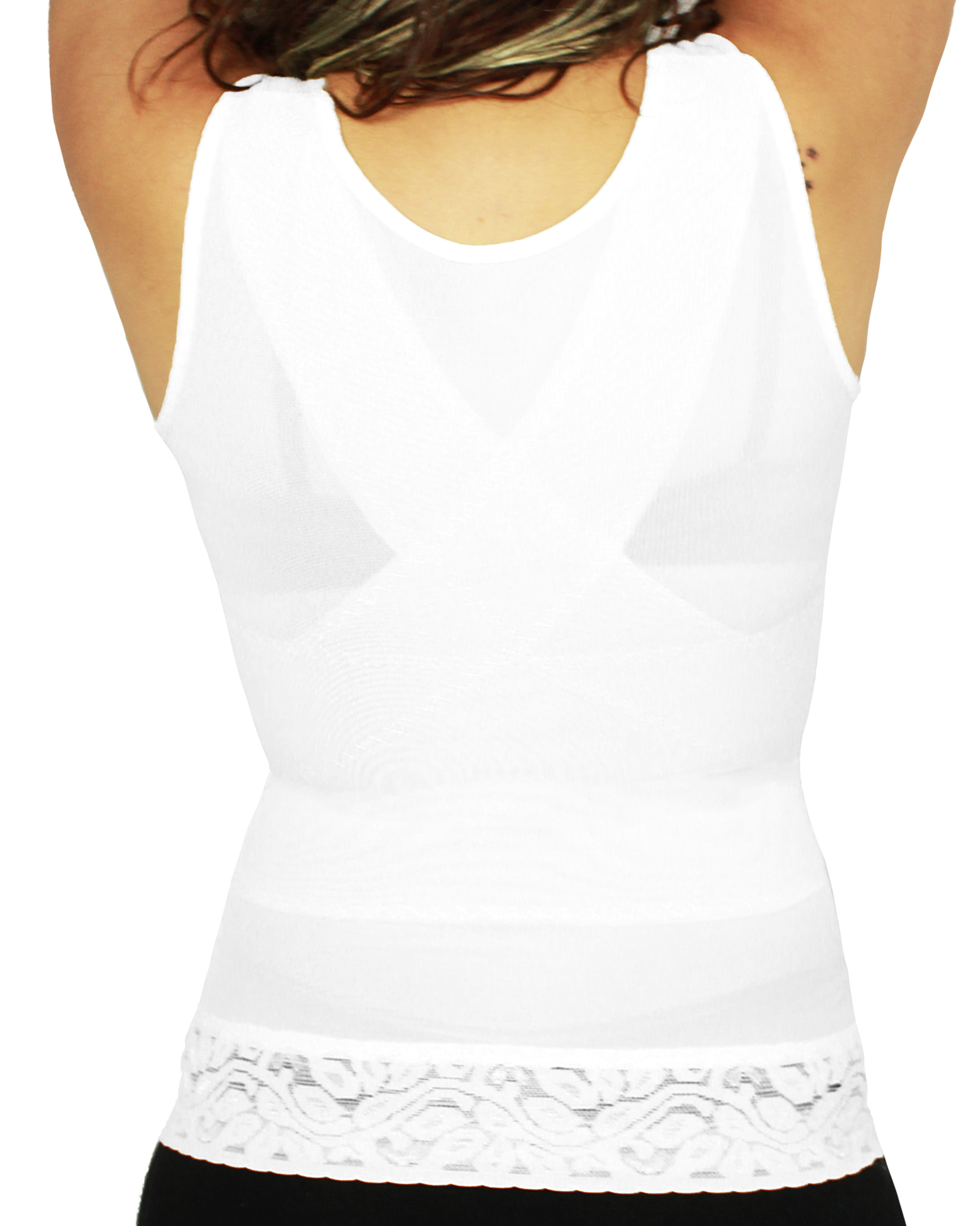 CAMISETA PARA POSTURA REDUCCION Y CONTROL DAMA  para estaturas mayores 1.76m.