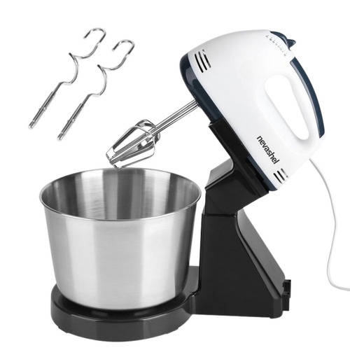 Batidora De Pedestal Profesional Cocina Potent 260w Nevashel Color Negro Frecuencia 60HZ