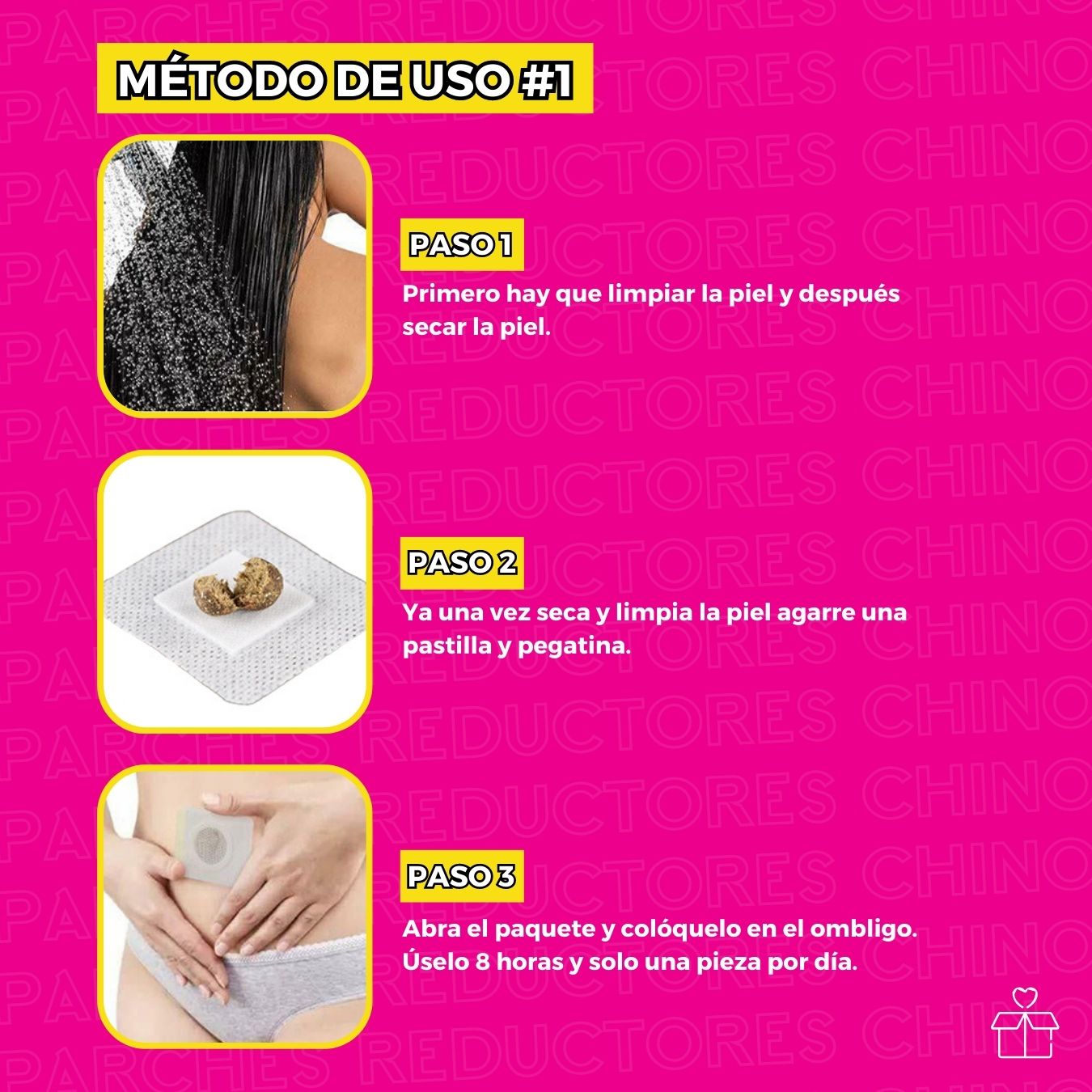 Parches Reductora Abdomen Medicina China .