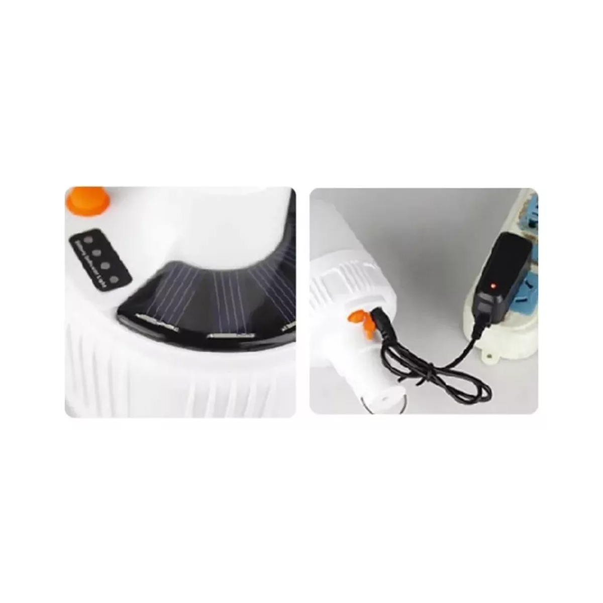 2 Piezas Foco Led Portátil Recargable 12w