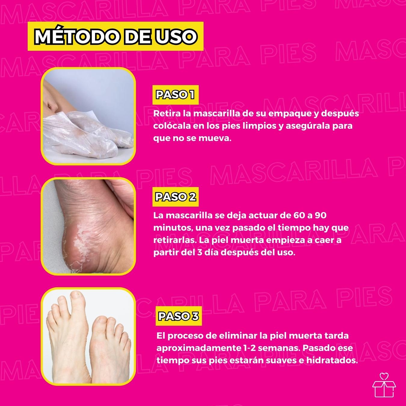 10 Sobres Mascarilla Para Pies Hidratante  .