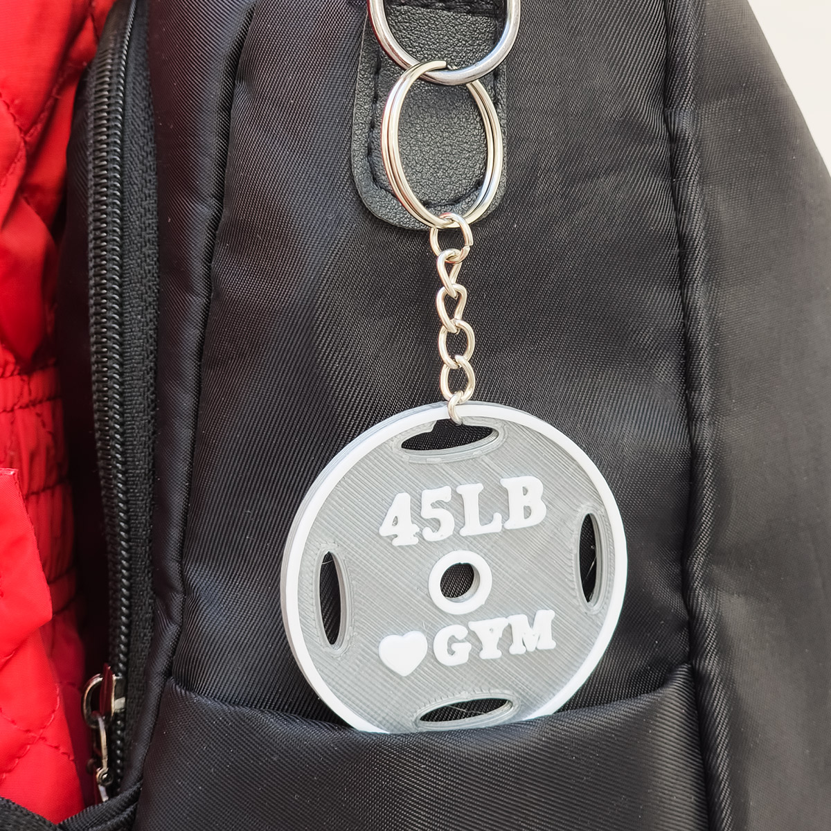 Llavero Disco Gym Pesas Regalo Fitness.