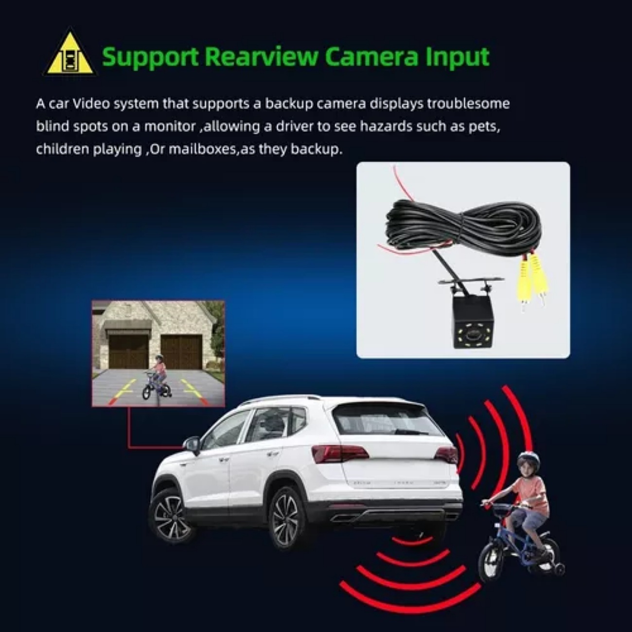7 Pulgadas Coche Estereo Android Gps Doble Din Con Camara