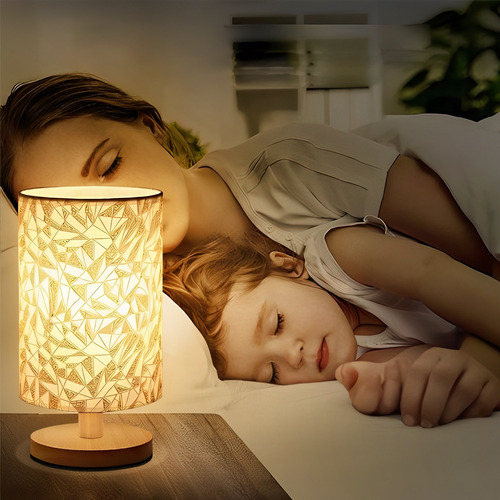 Lámpara De Mesa Y Buró Usb Para Noche Ajuste Control Remoto