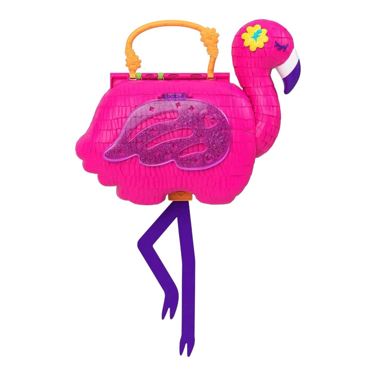 Polly Pocket, Set de Flamingo, Set de Juego para niñas de 4 años en adelante, Multicolor.
