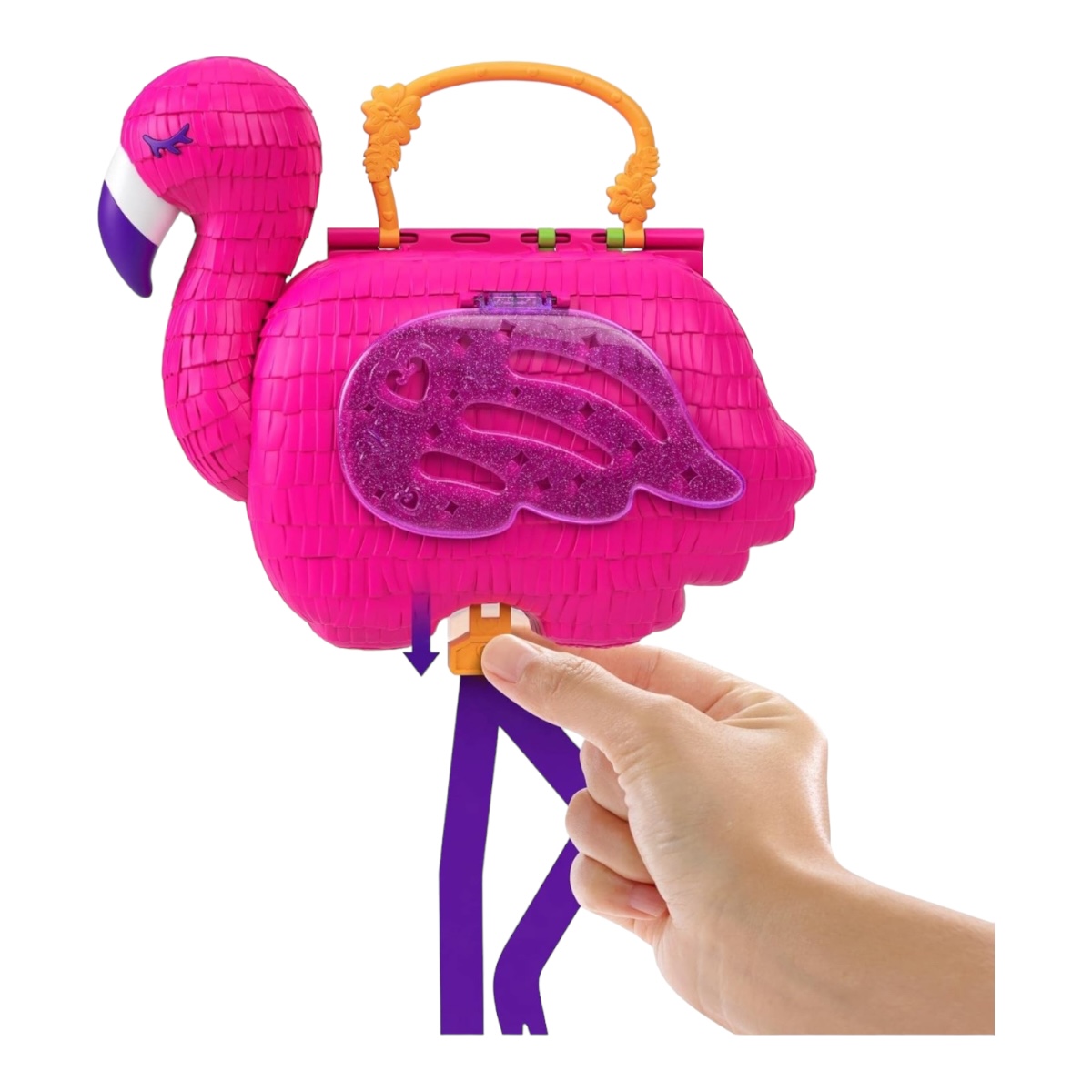 Polly Pocket, Set de Flamingo, Set de Juego para niñas de 4 años en adelante, Multicolor.
