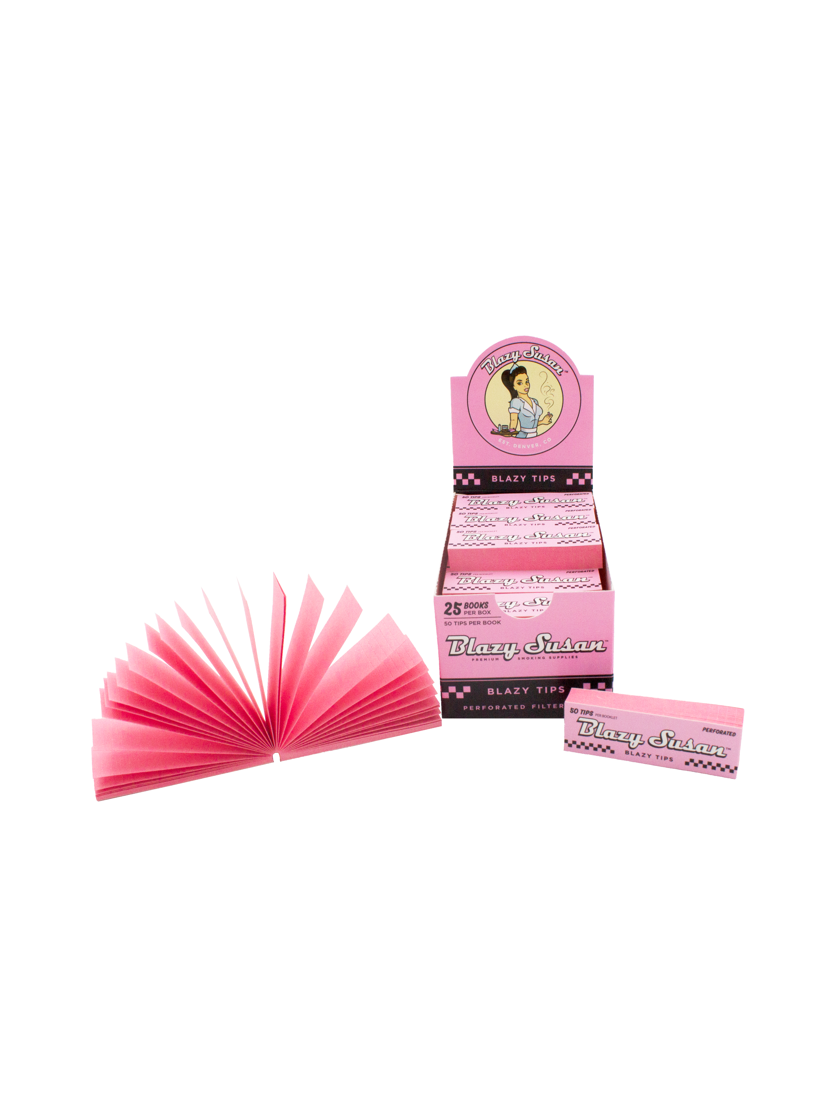 Filtros de Papel Rosa Blazy Susan
