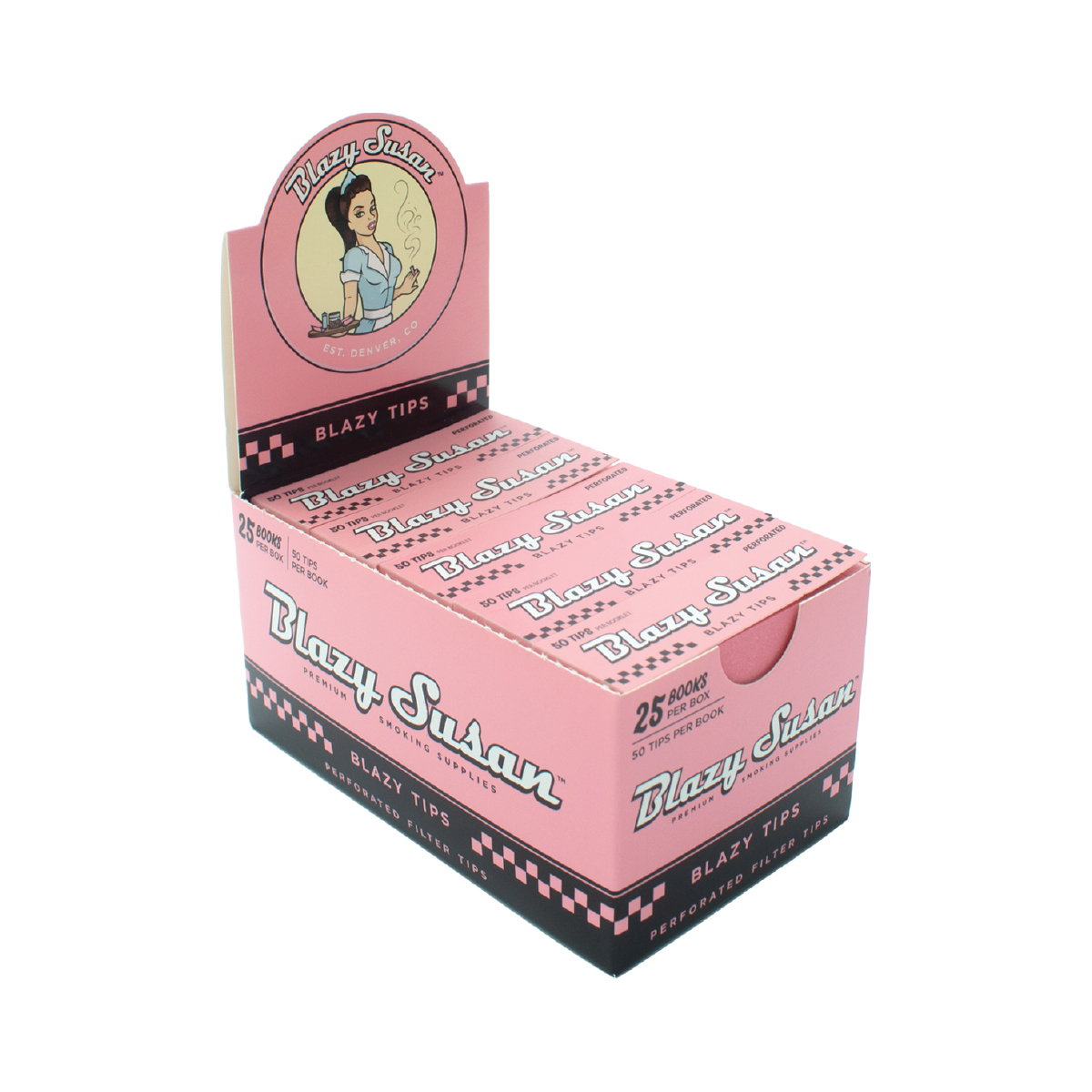 Filtros de Papel Rosa Blazy Susan