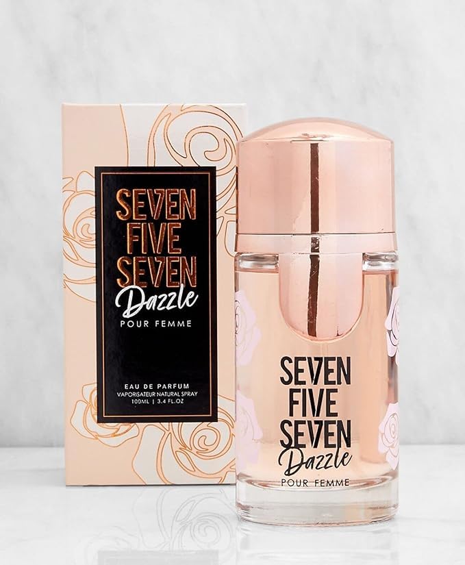 Perfume Para Dama Marca Mirage SEVEN FIVE SEVEN DAZZLE 100 ML