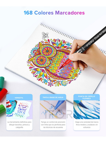 Iforu 72colors Para Colorear Brillantes